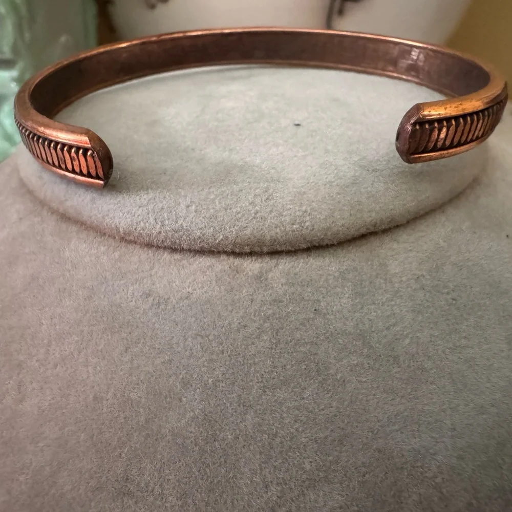 Copper Cuff Bracelet - Picture 3 of 6